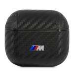 Etui BMW Apple AirPods 3 Cover PU Carbon M Collection Czarny Case