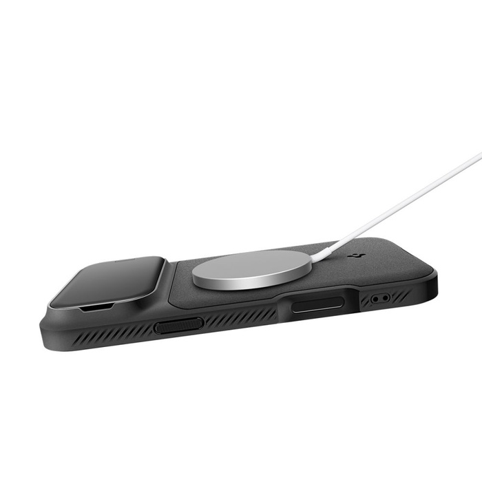 ETUI SPIGEN IPHONE 17 PRO OPTIK ARMOR MAG MAGSAFE CZARNE