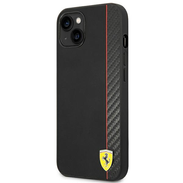 Etui Ferrari iPhone 14 Plus 6,7" czarny/black hardcase Carbon