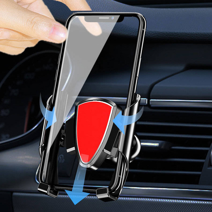 Uniwersalny grawitacyjny uchwyt samochodowy ciemnoszary (YC05)