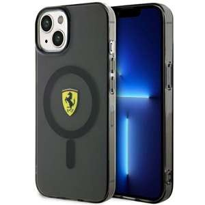 Etui Ferrari FEHMP14MURKK iPhone 14 Plus 6,7" czarny/black hardcase Translucent Magsafe Case