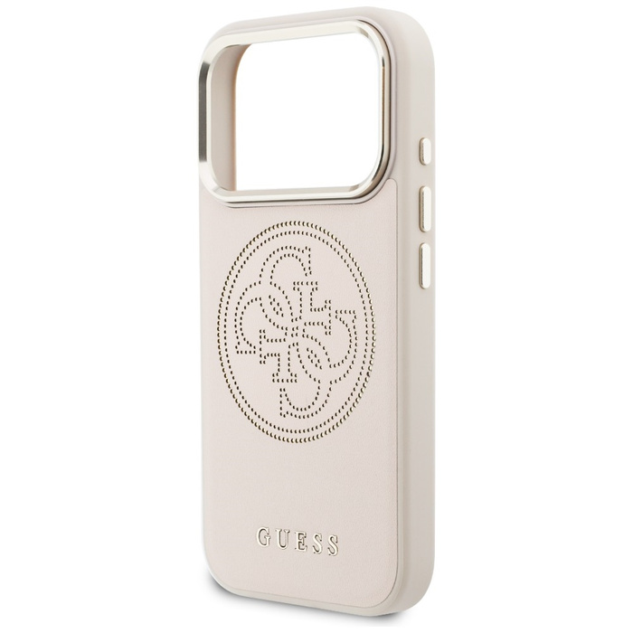 Etui Guess Perforated 4G MagSafe do      iPhone 17 Pro różowy