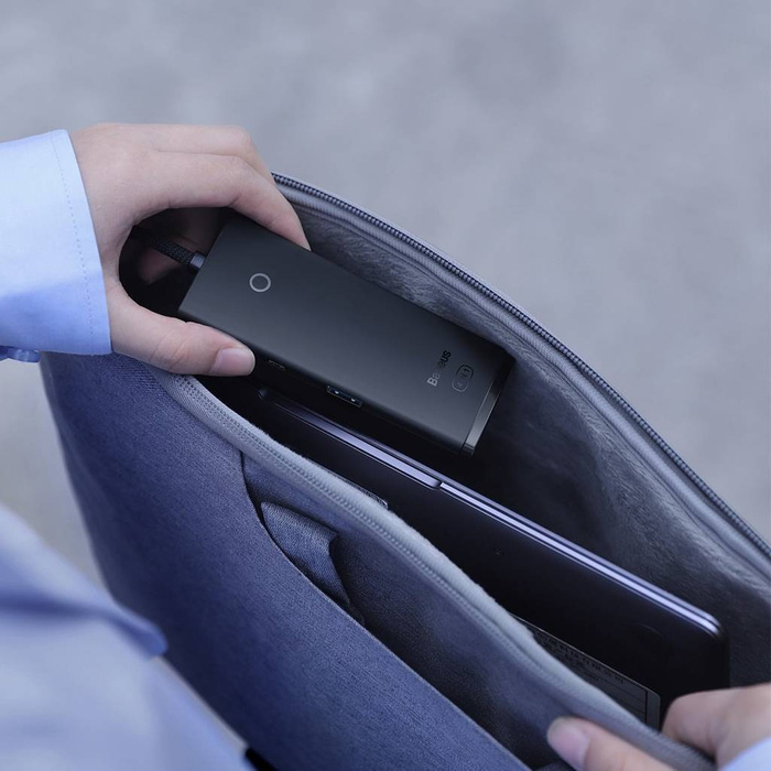 Baseus Lite Series 4-Port USB-A HUB Adapter (USB-A to USB 3.0*4) 2m Black