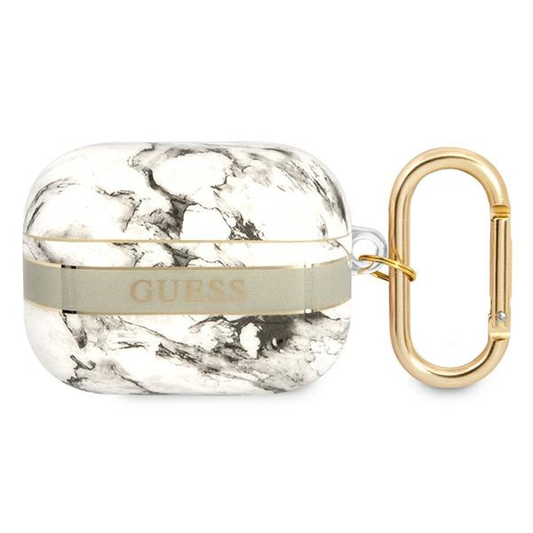 Etui GUESS Apple AirPods Pro Cover Marble Strap Collection Szary Case