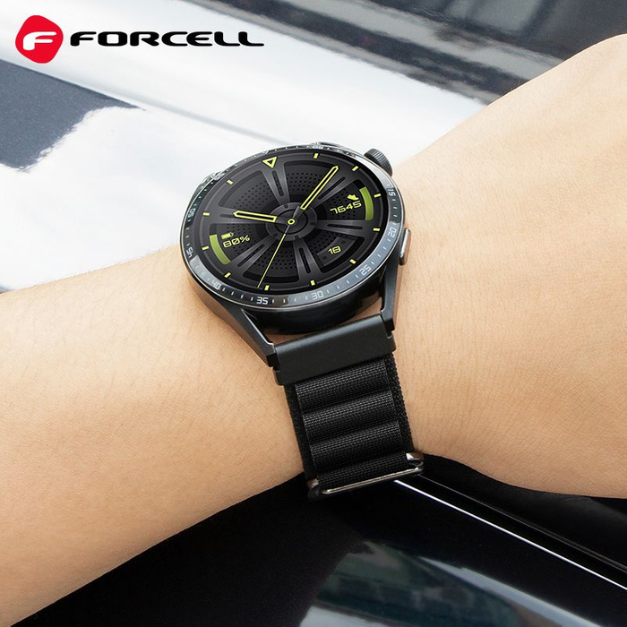 FORCELL F-DESIGN FS05 pasek do SAMSUNG Watch 20 mm czarny