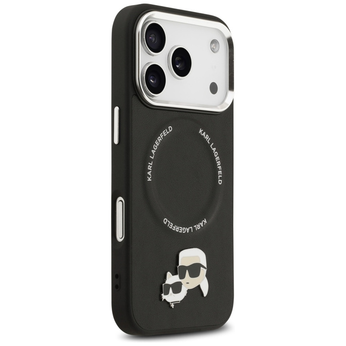 Etui Karl Lagerfeld Karl & Choupette     Pins MagSafe do iPhone 17 Pro Max czarny
