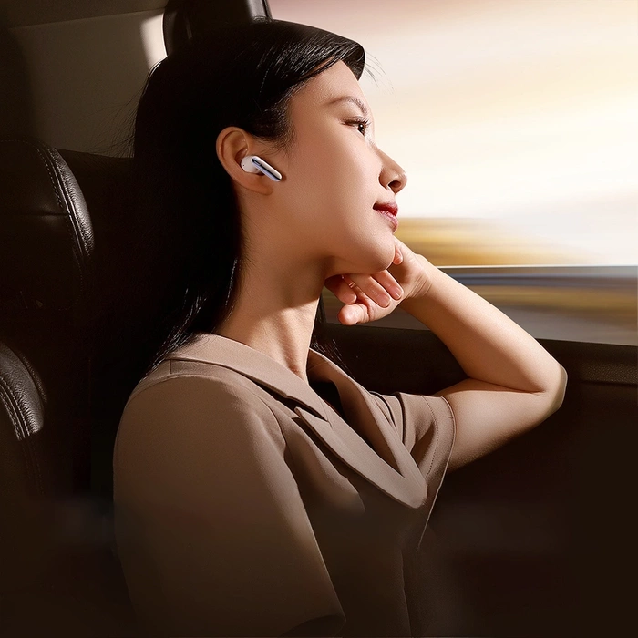 Bezprzewodowe słuchawki douszne Joyroom Jbuds (JR-BC1) - białe