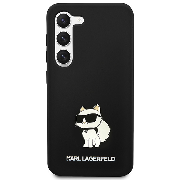 Etui Karl Lagerfeld KLHCS24SSNCHBCK S24 S921 hardcase czarny/black Silicone Choupette Case