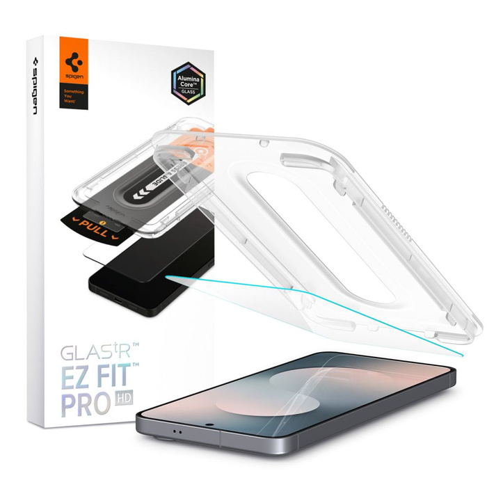 SZKŁO HARTOWANE SPIGEN SAMSUNG GALAXY S25 FE GLAS.TR ”EZ FIT PRO” HD CLEAR