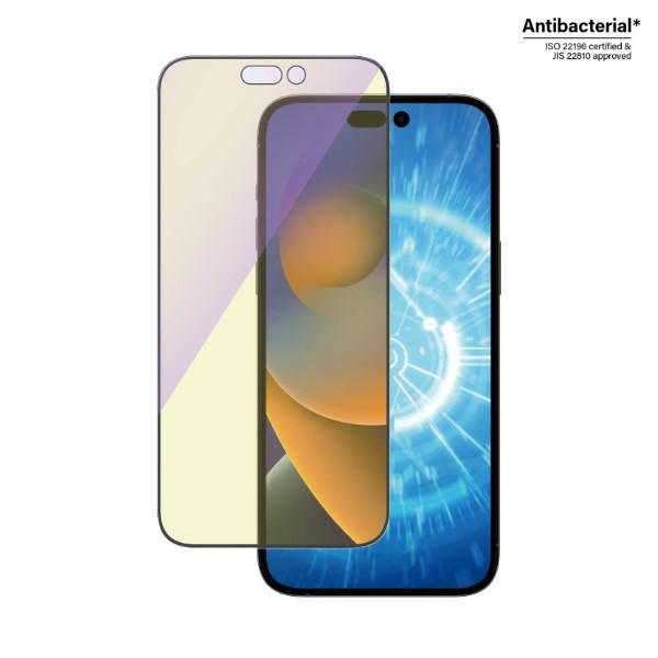SZKŁO PanzerGlass Ultra-Wide Fit iPhone 14 Pro Max 6,7" Screen Protection Antibacterial Easy Aligner Included Anti-blue light 2794