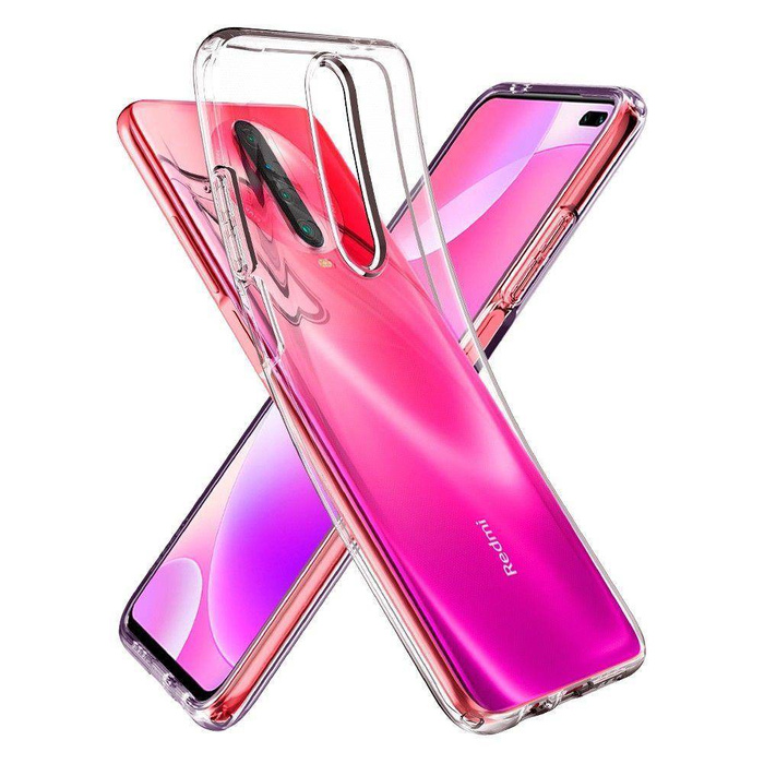 Etui SPIGEN Liquid Crystal Xiaomi Poco X2 / Redmi K30 Clear Przeźroczyste Case