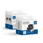 Uchwyt na telefon do samochodu uniwersalny Blue Star Auto Lock X2 do kratki czarny
