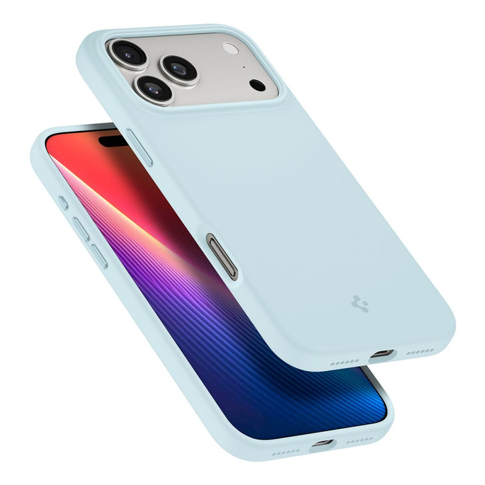 ETUI SPIGEN IPHONE 17 PRO MAX SILICONE FIT MAG MAGSAFE MUTE BLUE