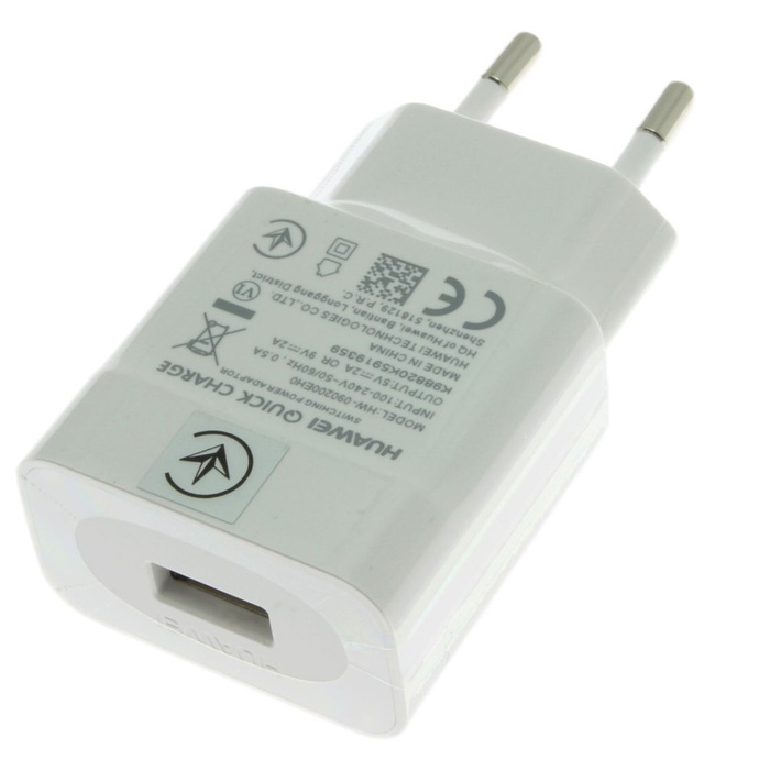 ŁADOWARKA Sieciowa USB HUAWEI Quick Charge 2A + Kabel USB-C 3A