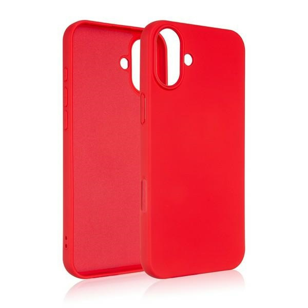 Beline Etui Silicone iPhone 16 6.1"czerwony/red