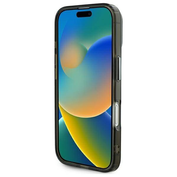 Etui Karl Lagerfeld iPhone 16 6.1" czarny/black hardcase IML Metal Choupette Head MagSafe