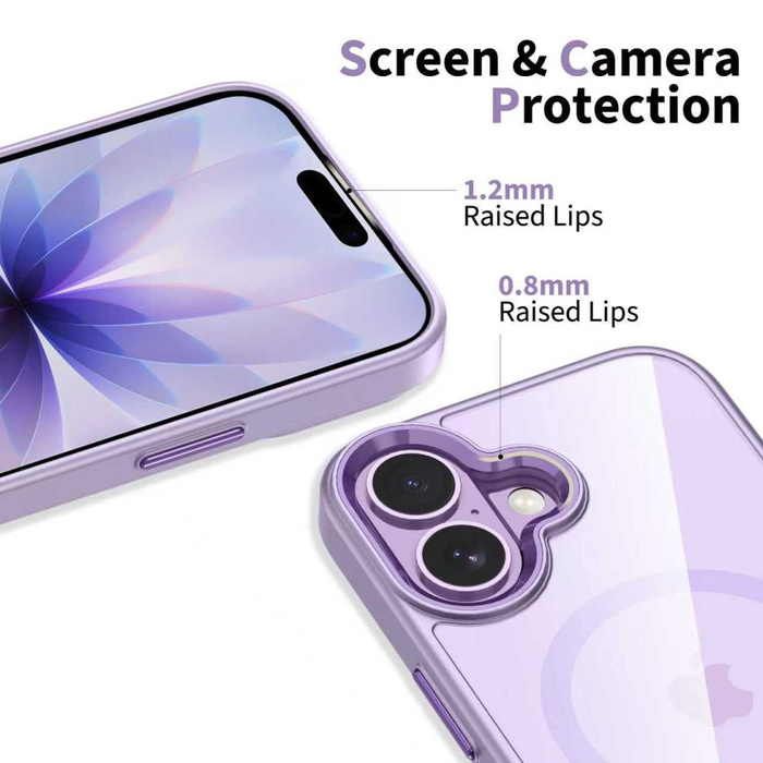 TECH-PROTECT MAGMAT MAGSAFE IPHONE 17 LAVENDER/CLEAR
