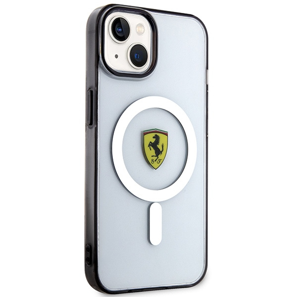 Etui Ferrari FEHMP14SURKT iPhone 14 6,1" przezroczysty/transparent hardcase Outline Magsafe Case