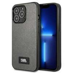 Karl Lagerfeld KLHCP13XSFMP2DG iPhone 13 Pro Max 6,7" hardcase srebrny/silver Saffiano Plaque