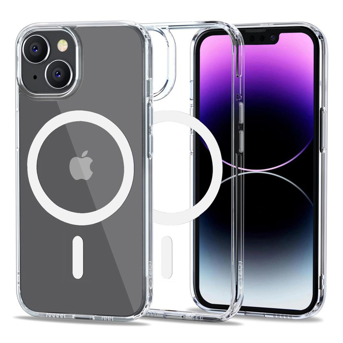 Etui Tech-protect Flexair Hybrid Magsafe iPhone 14 Clear