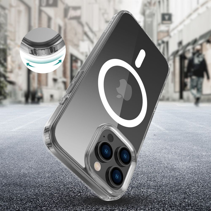 Etui TECH-PROTECT FLEXAIR HYBRID MAGSAFE IPHONE 16 PRO MAX CLEAR
