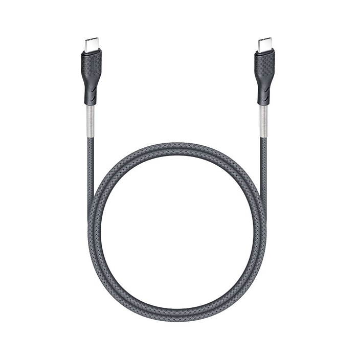 Kabel USB C do USB C Forcell F-Energy QC4.0 PD 5A 240W Carbon 1 m CB-05C czarny