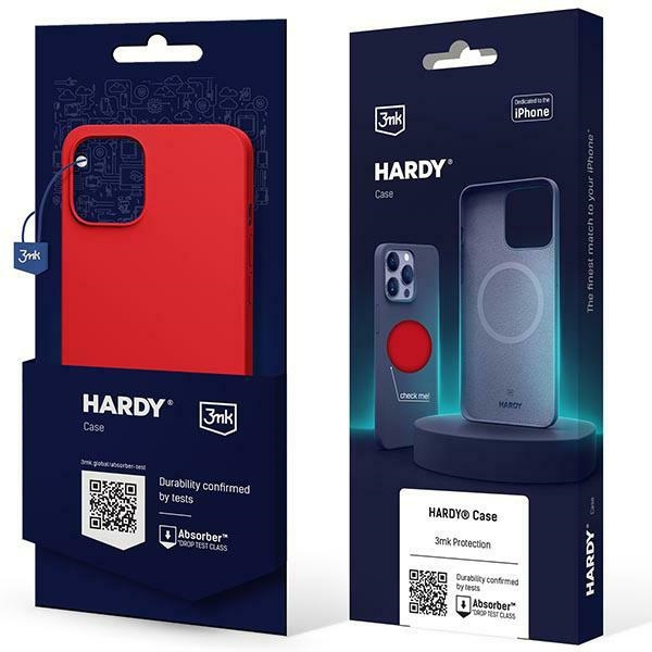 3MK Hardy Case iPhone 14 6,1" czerwony/red MagSafe