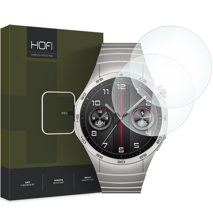 Szkło Hartowane Hofi Glass Pro+ 2-pack Huawei Watch Gt 4 (46 Mm) Clear