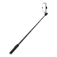 Selfie stick WC1Y2S teleskopowy tripod 1.3m ze stopu aluminium z uchwytem na telefon - czarny