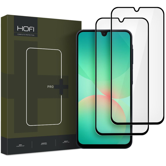 SZKŁO HARTOWANE HOFI GLASS PRO+ 2-PACK GALAXY A16 4G / 5G BLACK