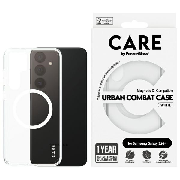CARE by PanzerGlass Flagship QI Case Sam  S24+ przezroczysty/transparent 1154