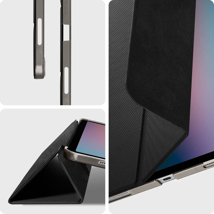 Etui SPIGEN Liquid Air Folio iPad Pro 4/5/6 12.9 2020/2021/2022 Black Case