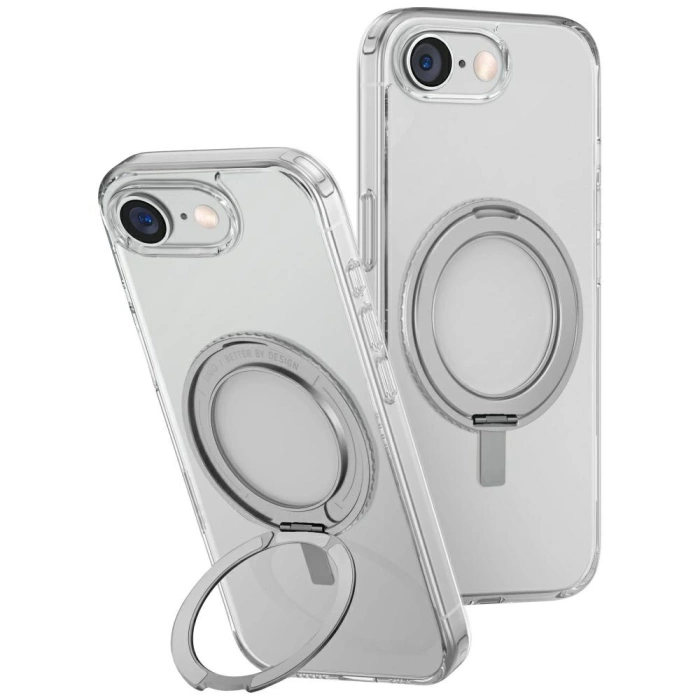 Etui UNIQ Swivix do iPhone 16e (2025)    360 Rotating Kickstand przezroczysty