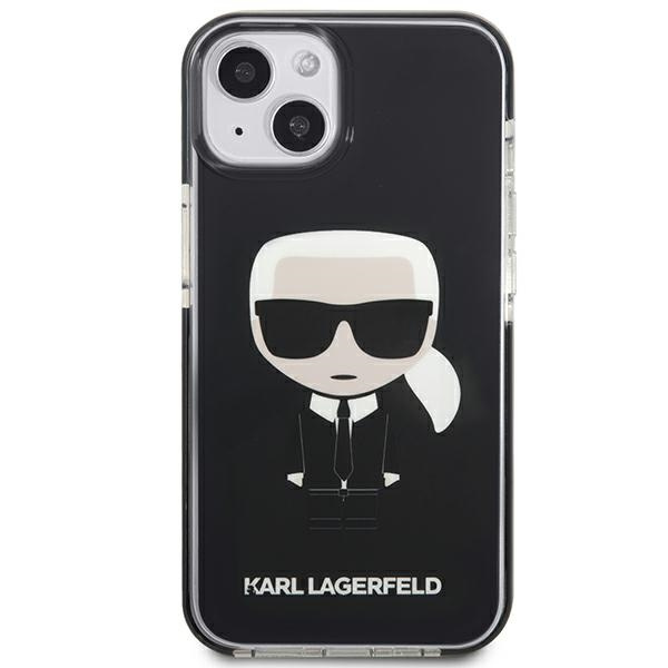 Etui KARL LAGERFELD Apple iPhone 13 Mini Iconik Karl Czarny Hardcase