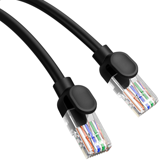 Kabel sieciowy Baseus Ethernet CAT5, 5m (czarny)
