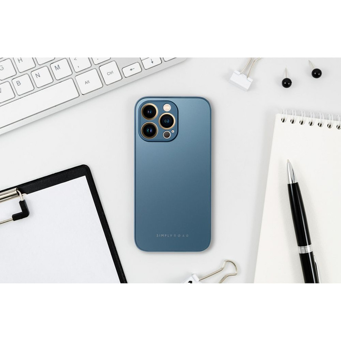 ROAR futerał MATTE GLASS do IPHONE 14 Plus niebieski