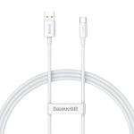 [PO ZWROCIE] Baseus Superior Series kabel SUPERVOOC USB-A do USB-C 65W 1m biały
