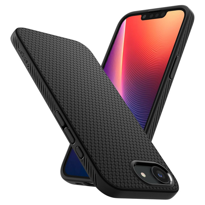 ETUI SPIGEN IPHONE 16E LIQUID AIR MATOWE CZARNE