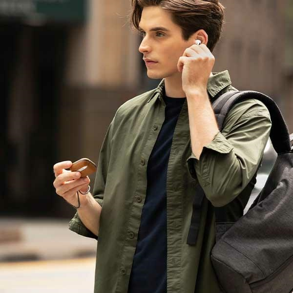 UNIQ etui Terra AirPods Pro 2 gen. Genuine Leather brązowy/toffee brown