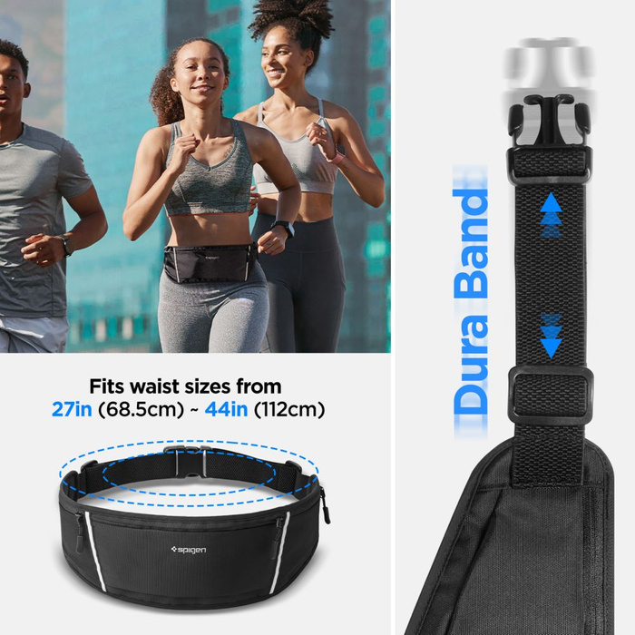 OPASKA NA RAMIĘ SPIGEN A710 DYNAMIC SHIELD WAIST BAG BLACK