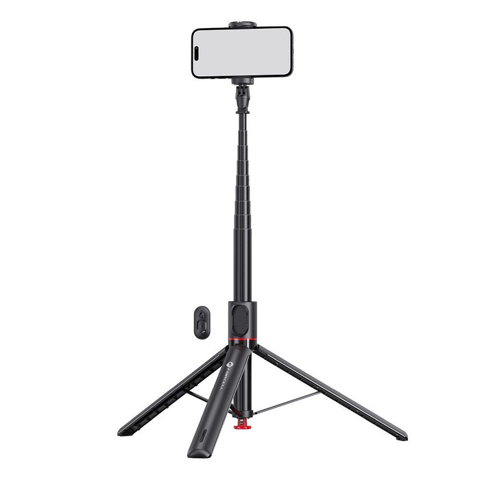 Selfie stick Forcell F-Grip F170XL tripod automatyczny z pilotem bezprzewodowym czarny