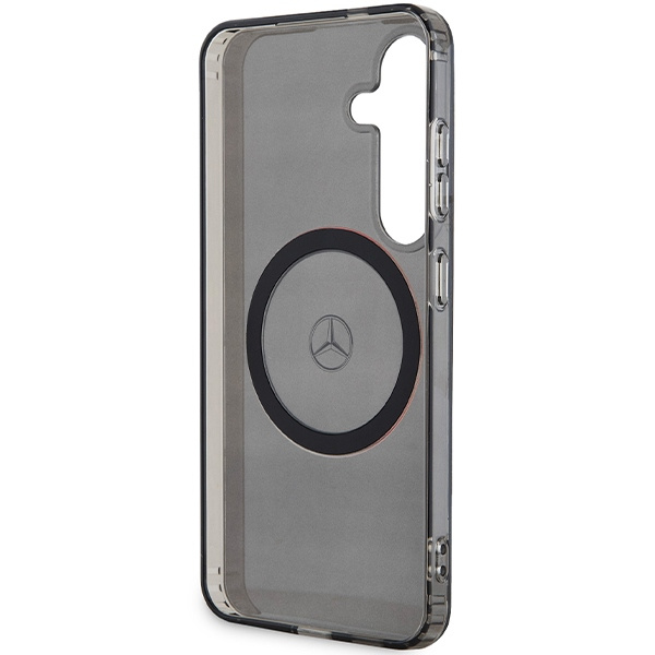 Etui Mercedes MEHMS24S23HUORK Galaxy S24 S921 czarny/black hardcase Double Layer W/ Red MagSafe Case