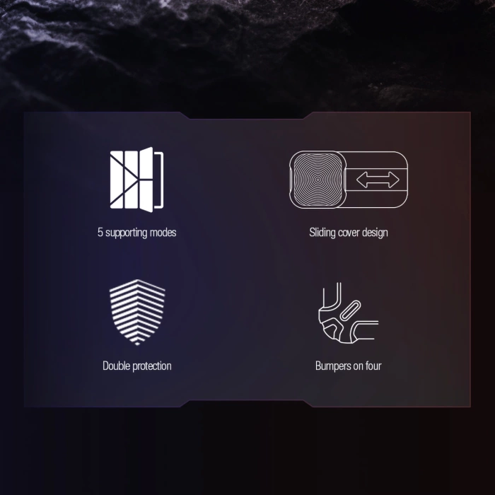 Etui Nillkin Bumper Leather Case Pro na Samsung Galaxy Tab S9 - czarne