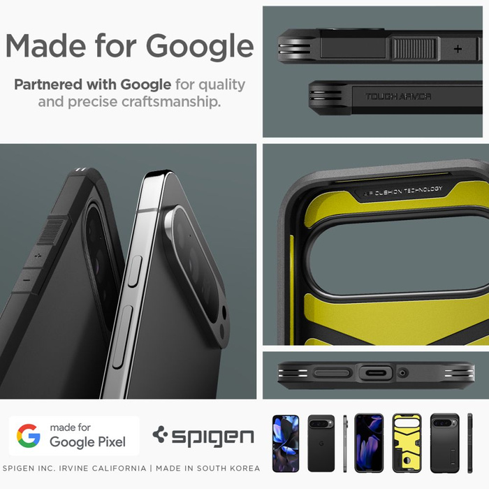 Etui SPIGEN TOUGH ARMOR GOOGLE PIXEL 9 PRO XL BLACK