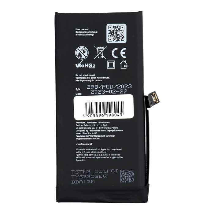 Bateria do iPhone 12 MINI 2227 mAh Blue Star HQ