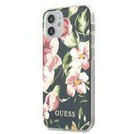 Etui GUESS Apple iPhone 12 Mini N°3 Flower Collection Granatowy Case