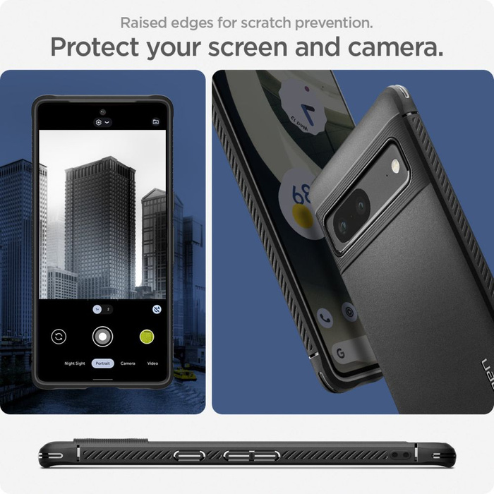 Etui Spigen Rugged Armor Google Pixel 7 Matte Black