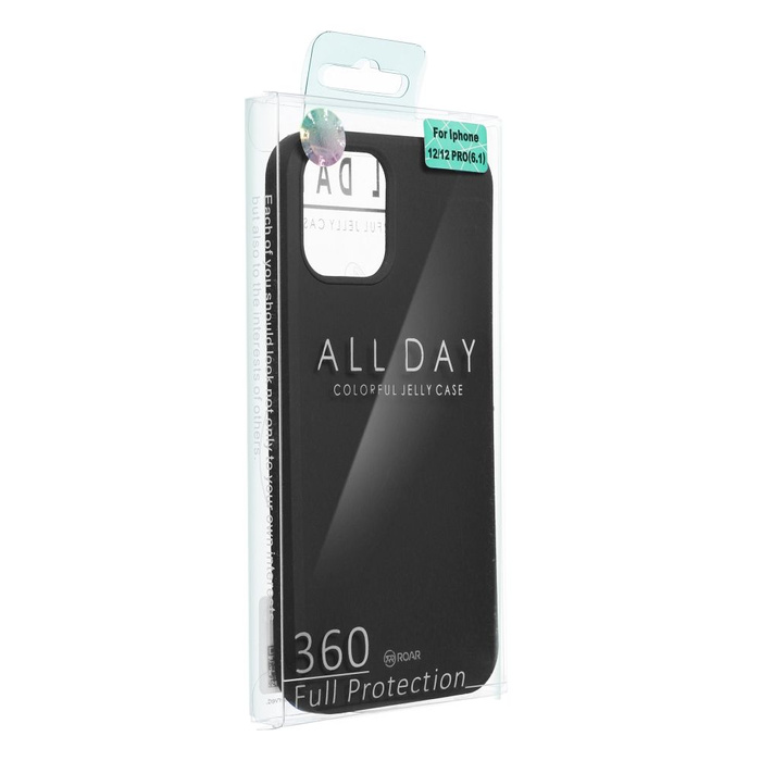 Futerał Roar Colorful Jelly Case - do iPhone 16 Czarny