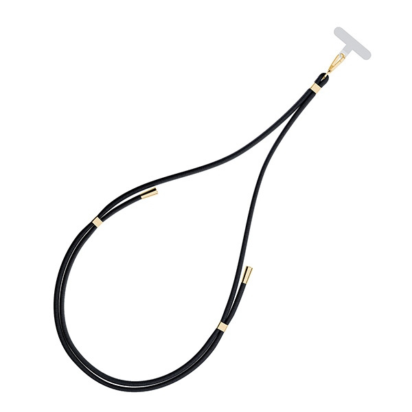 3MK EasyClip Black (gold) Smycz do telefonu