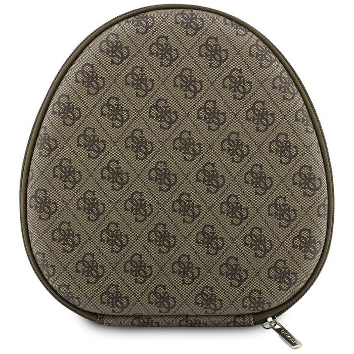 Słuchawki nauszne Guess 4G Triangle Logo Bluetooth ENC brązowy